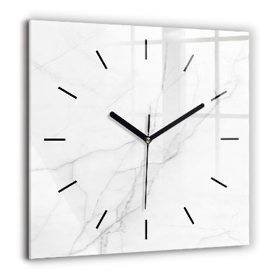 Ceas de sticlă pe perete pătrat Panorama Orasului Grain