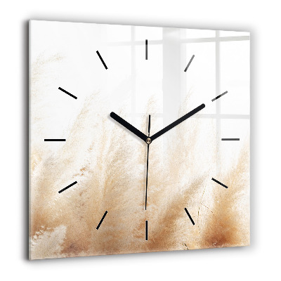 Ceas din sticlă pătrat Abstracția POP