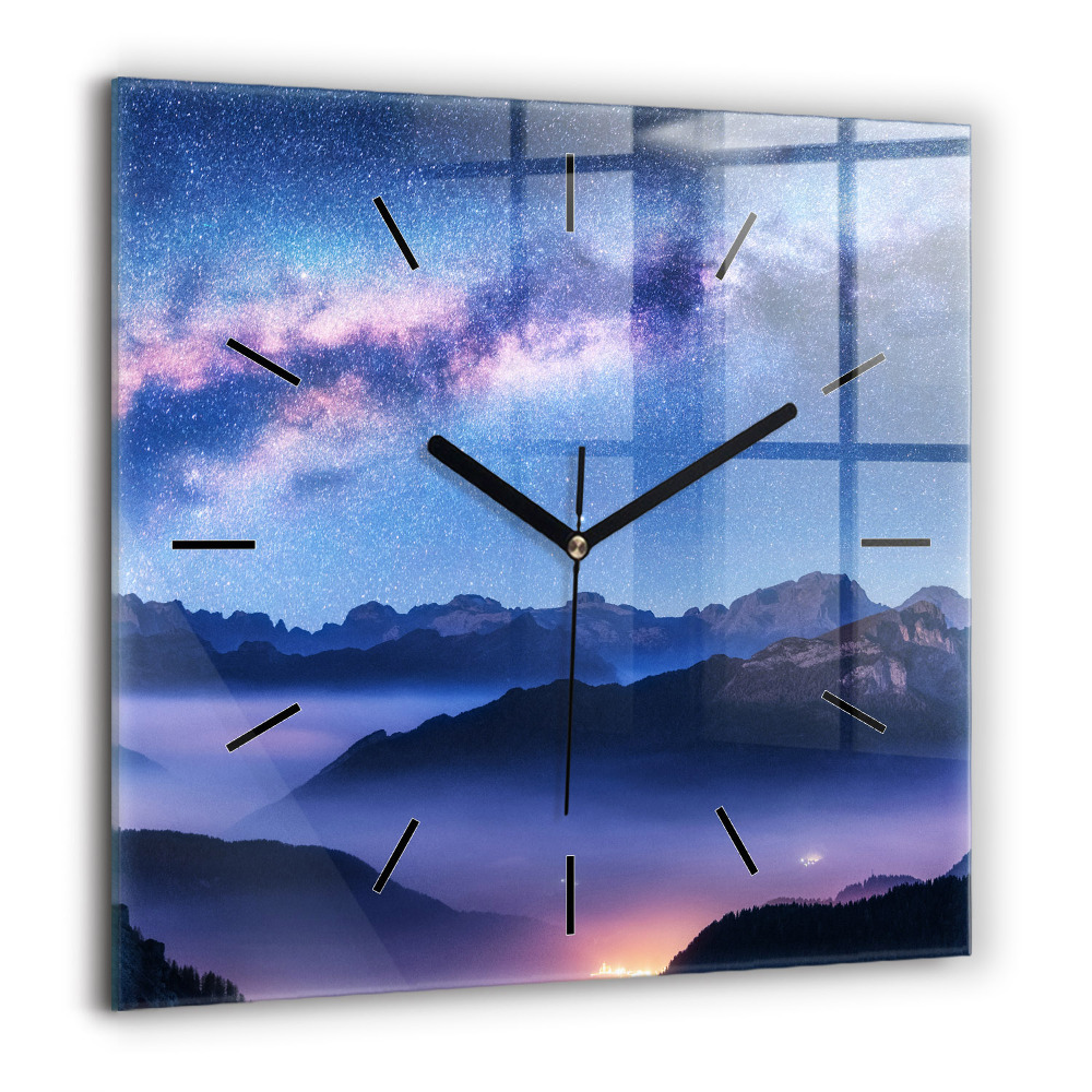 Ceas din sticlă pătrat Tigru – ochi sălbatici