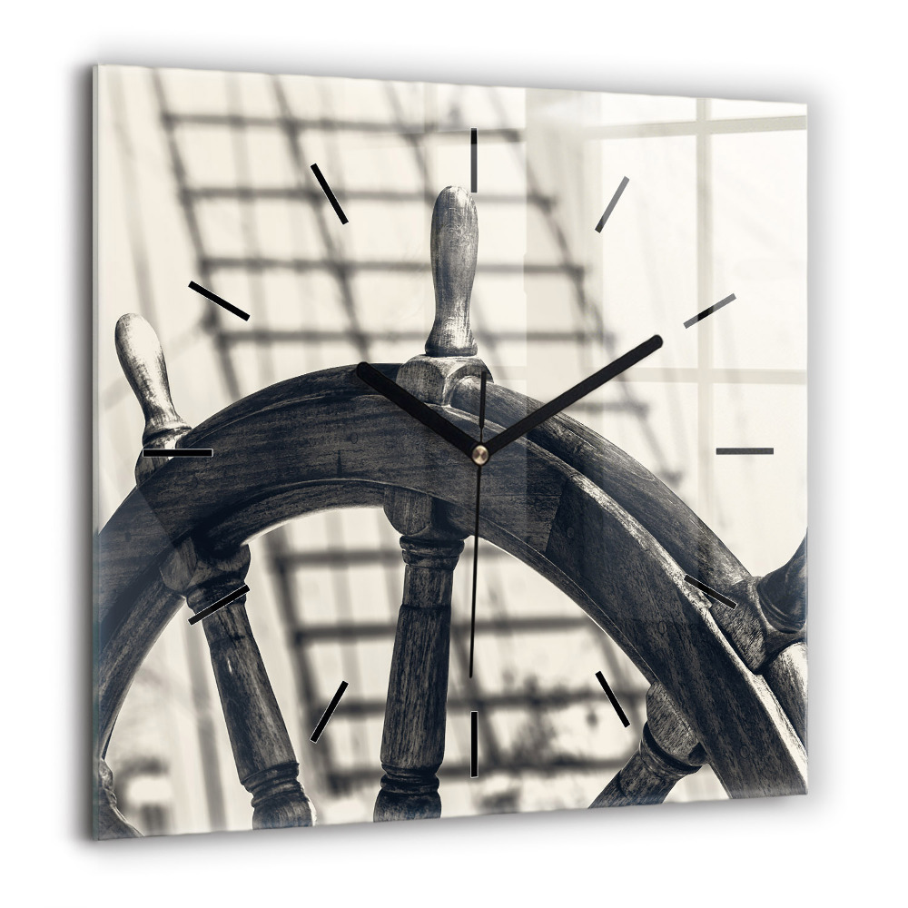 Ceas perete din sticlă pătrat Alergolog