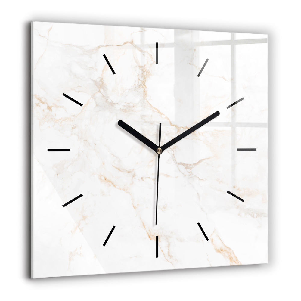 Ceas din sticlă pătrat Joc cu arme letale