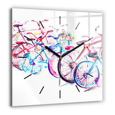 Ceas din sticlă pătrat Despre ceașcă de cafea fierbinte