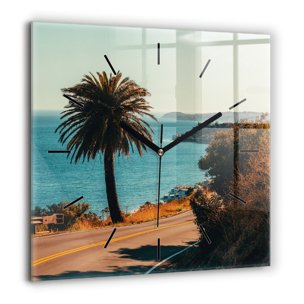 Ceas din sticlă pătrat Model Arginthium