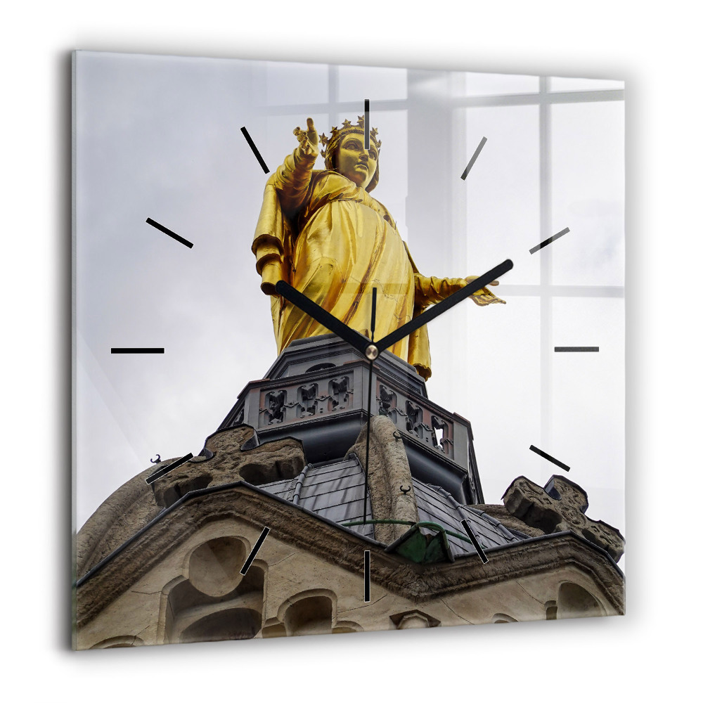 Ceas din sticlă pătrat ceașcă de cafea