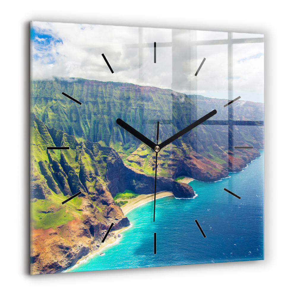 Ceas din sticlă pătrat Barca Niagara