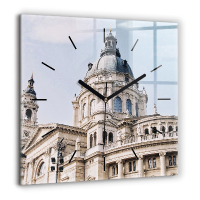 Ceas pătrat de perete din sticlă Galeria de Artă din Glasgow