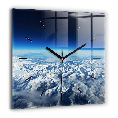 Ceas perete din sticlă pătrat Valorile maria