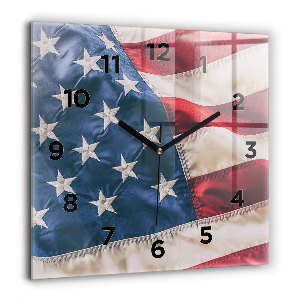 Ceas de sticlă pe perete pătrat Castelul Spiš din Slovacia