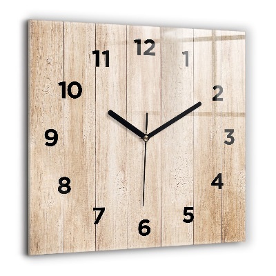 Ceas perete din sticlă pătrat Roca vulcanica