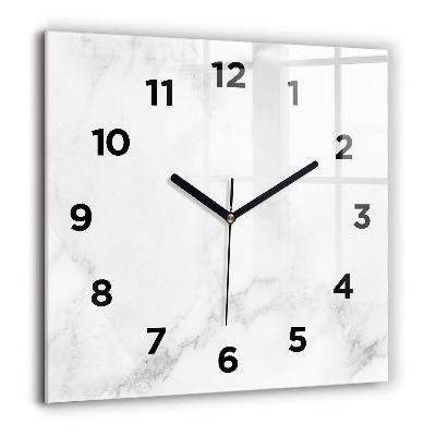 Ceas din sticlă pătrat Lămâi