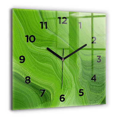 Ceas pătrat de perete din sticlă Galaxy iapa