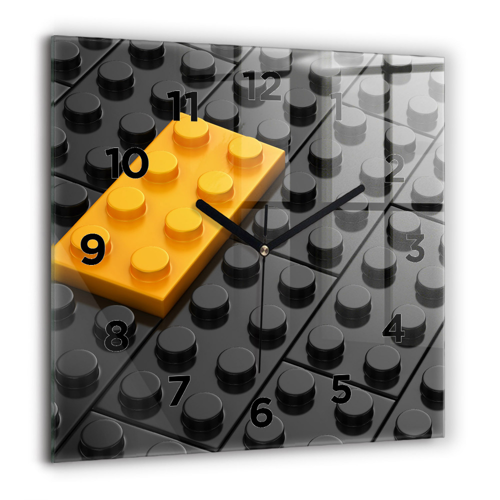 Ceas din sticlă pătrat Vedere la primărie