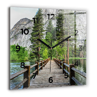 Ceas din sticlă pătrat Kasprowy Wierch Zakopane