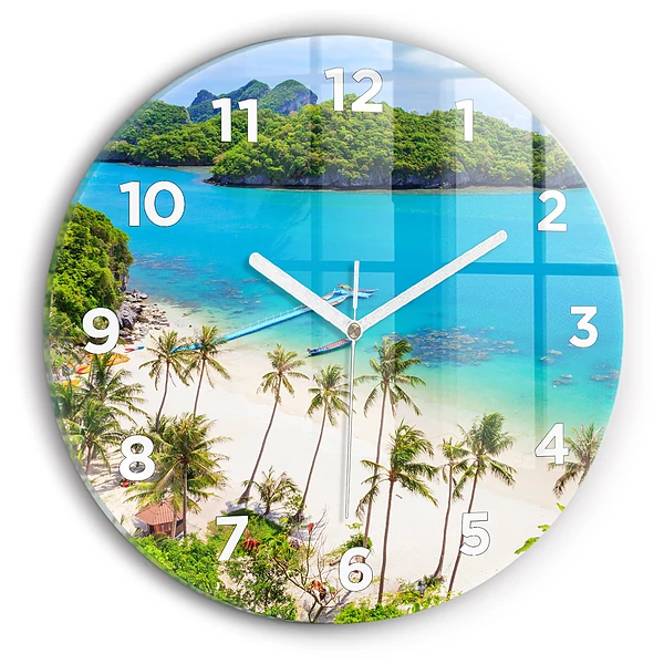 Ceas din sticlă rotund Parcul național Thailanda