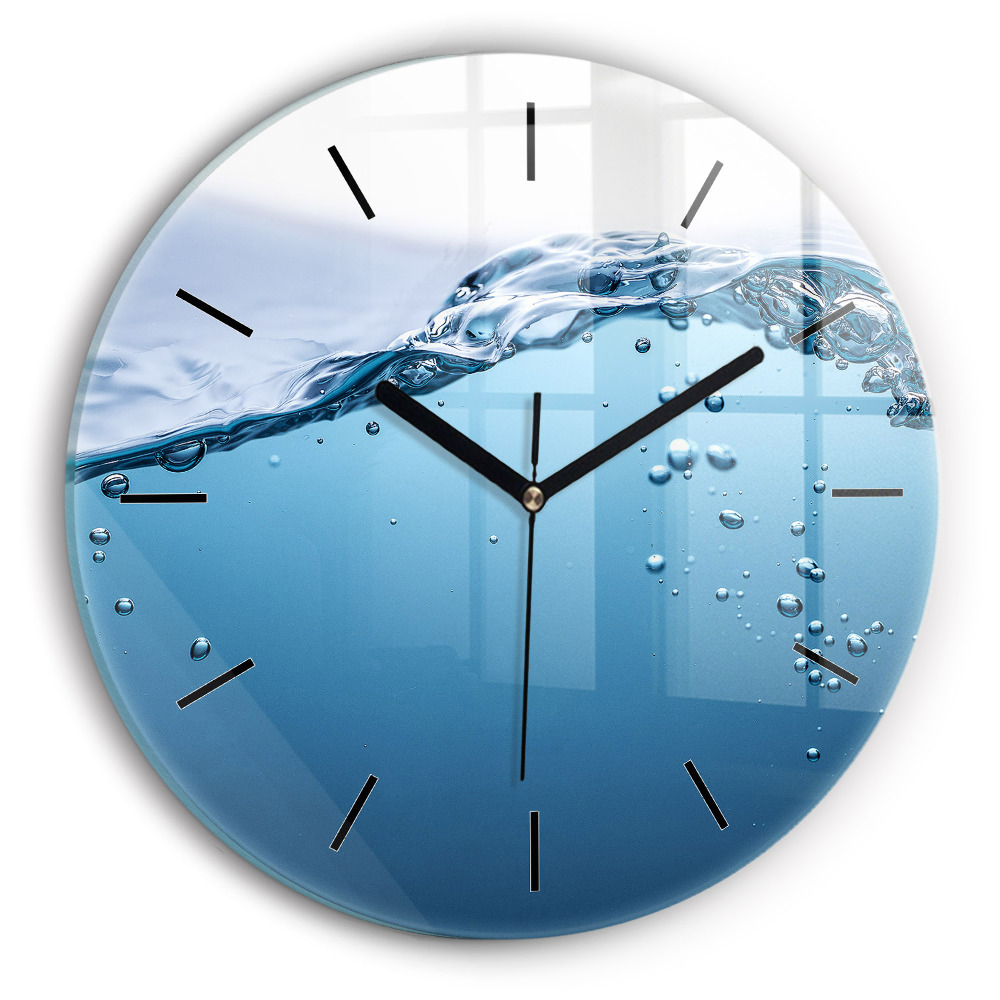 Vedere sub apă Ceas din sticlă rotund