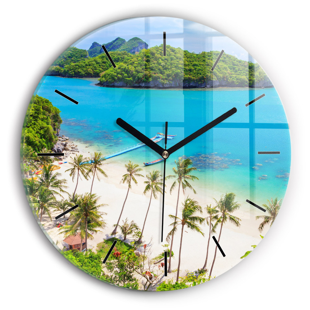 Parcul național Thailanda Ceas din sticlă rotund