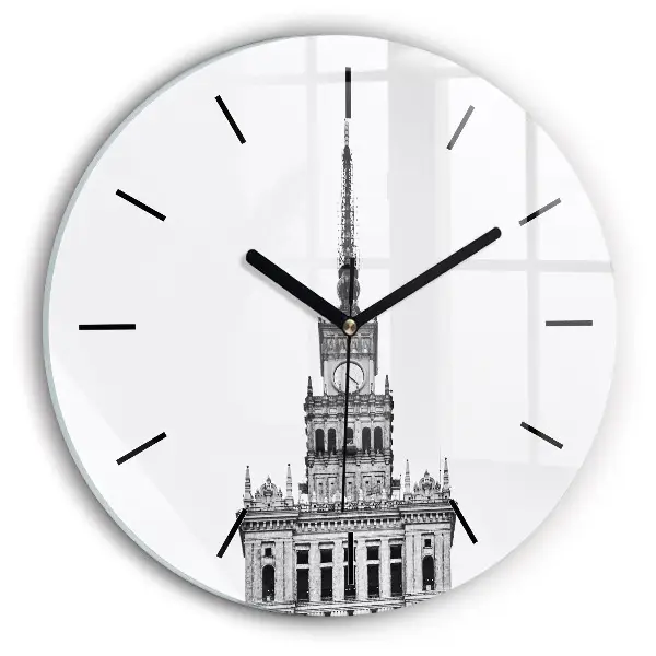 Palatul Culturii și Științei Ceas din sticlă rotund