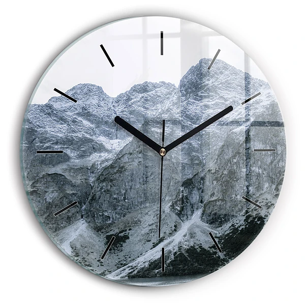 Morskie Oko în Munții Tatra Ceas de sticlă pe perete rotund