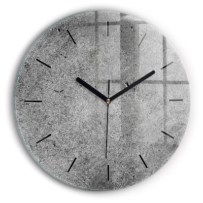 Perete industrial Ceas de sticlă pe perete rotund