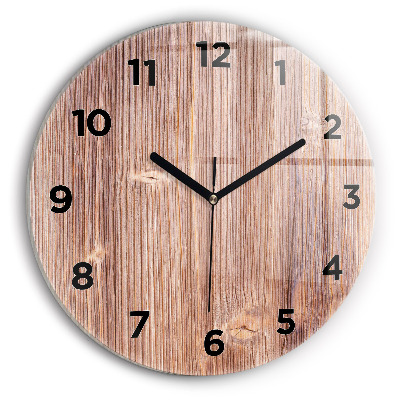 Ceas de sticlă pe perete rotund Ardei