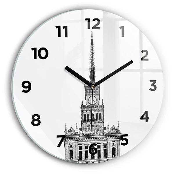 Ceas din sticlă rotund Palatul Culturii și Științei