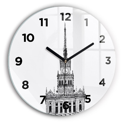 Ceas din sticlă rotund Palatul Culturii și Științei