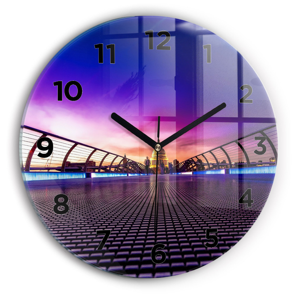 Ceas rotund de perete din sticlă Catedrala Sf. Paul