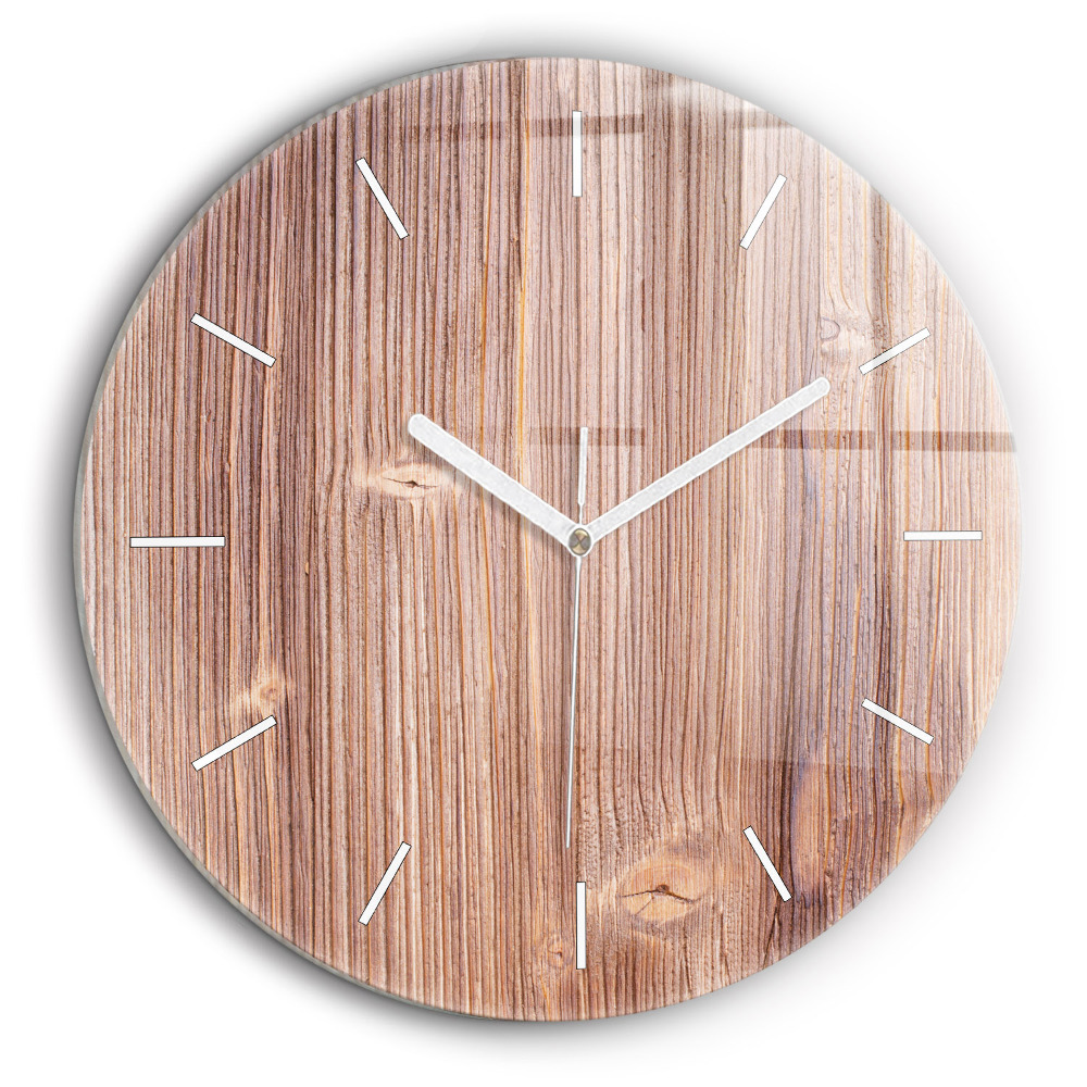 Ceas de sticlă pe perete rotund Ardei