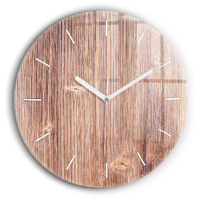 Ceas de sticlă pe perete rotund Ardei