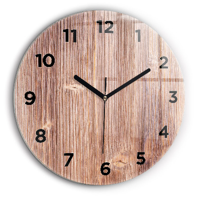 Ardei Ceas de sticlă pe perete rotund