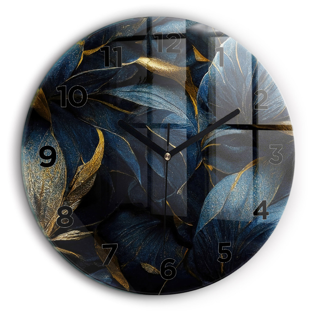 Flori decorative Ceas din sticlă rotund