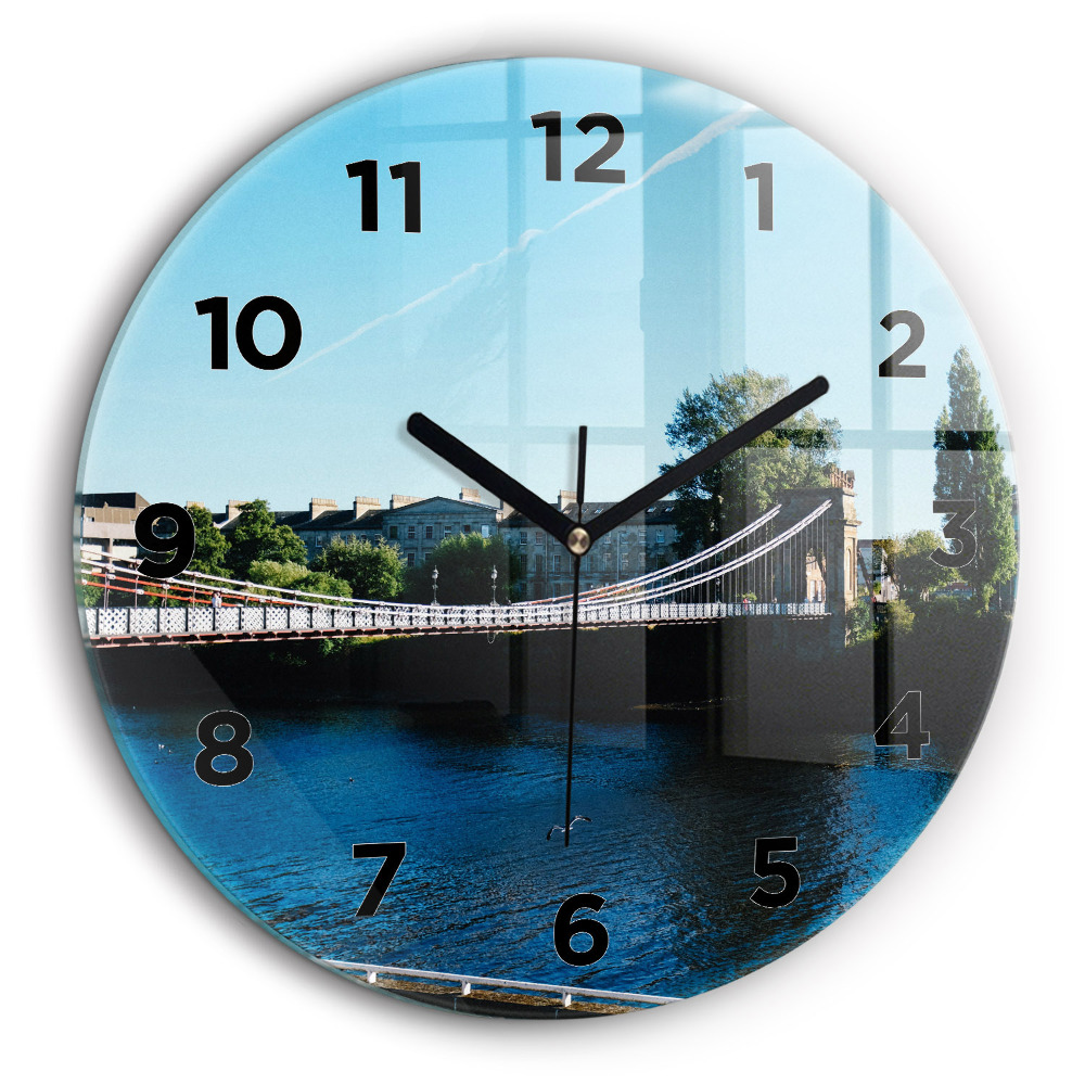 Southportland Scoția Ceas perete din sticlă rotund