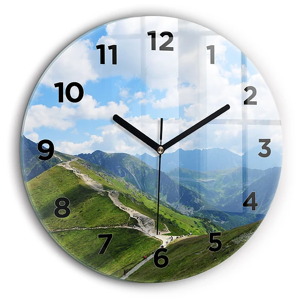 Kasprowy Wierch Zakopane Ceas rotund de perete din sticlă
