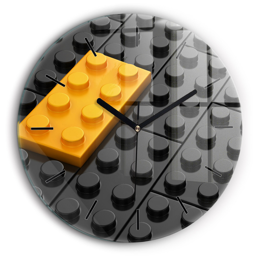 Ceas din sticlă rotund Blocuri de jucărie