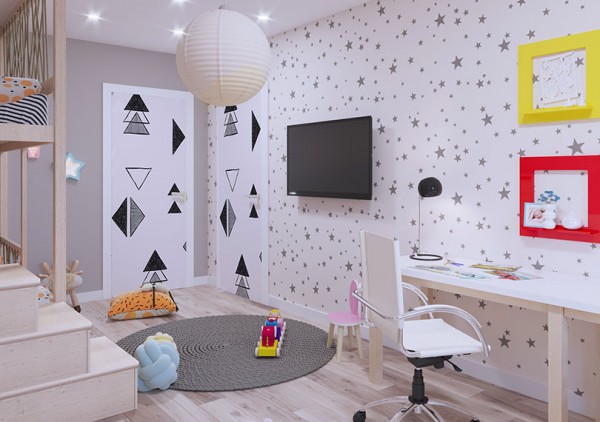 Geometria în interior: de la tapet la gresie