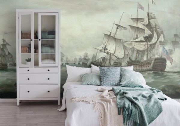 Cele mai la modă picturi murale - flori, panorama, sau poate geometrie?